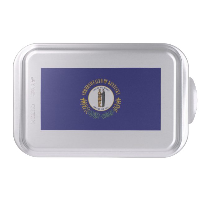 Kentucky: Bluegrass Commonwealth US State Flag Cake Pan (Front)