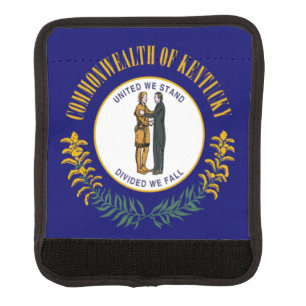 Kentucky: Bluegrass Commonwealth US State Flag Luggage Handle Wrap