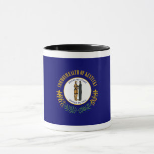 Kentucky: Bluegrass Commonwealth US State Flag Mug