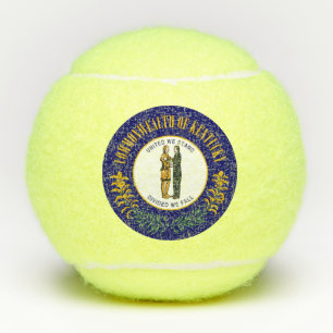 Kentucky: Bluegrass Commonwealth US State Flag Tennis Balls