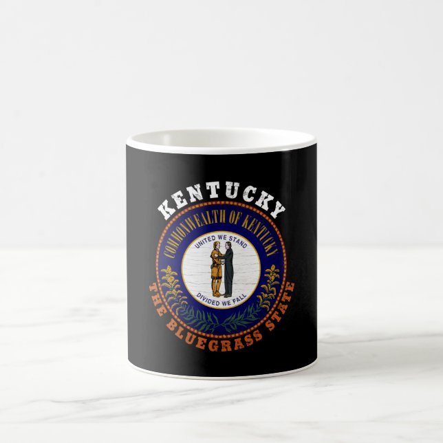 KENTUCKY BLUEGRASS STATE FLAG COFFEE MUG (Center)