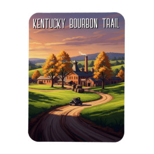 Kentucky Bourbon Trail Travel Magnet