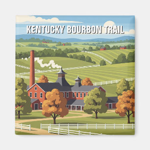 Kentucky Bourbon Trail Travel Magnet