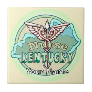 Kentucky Caduceus Nurse Tile
