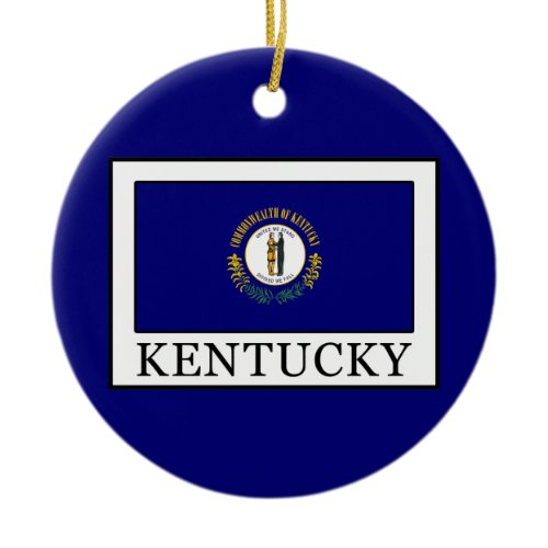 Kentucky Ceramic Ornament
