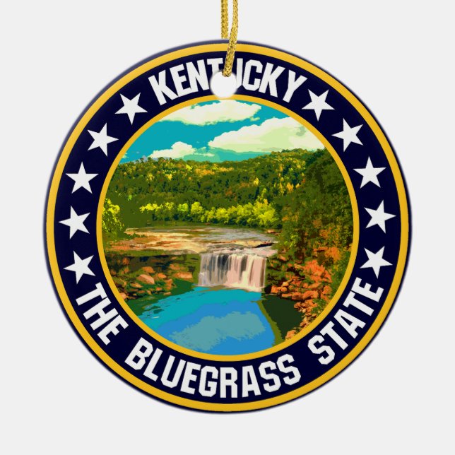 Kentucky                                           ceramic ornament (Front)