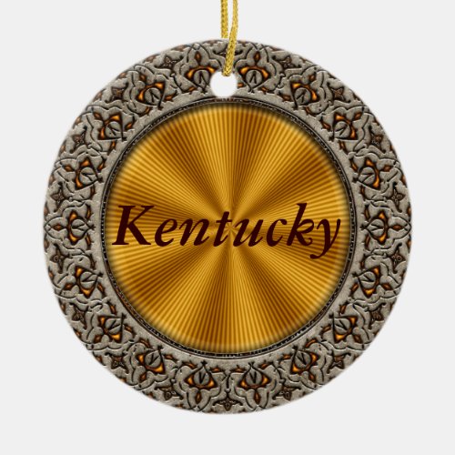 Kentucky Ceramic Ornament