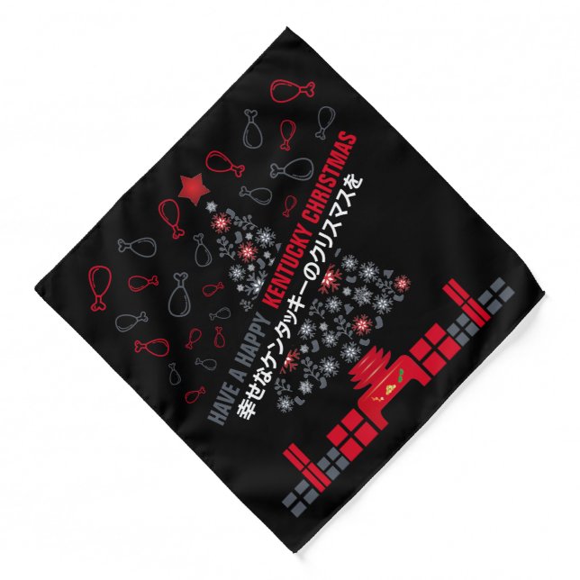 Kentucky Christmas Bandana (Front)