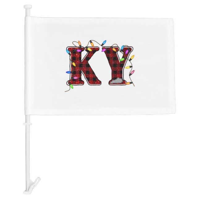 Kentucky Christmas  Car Flag (Front)