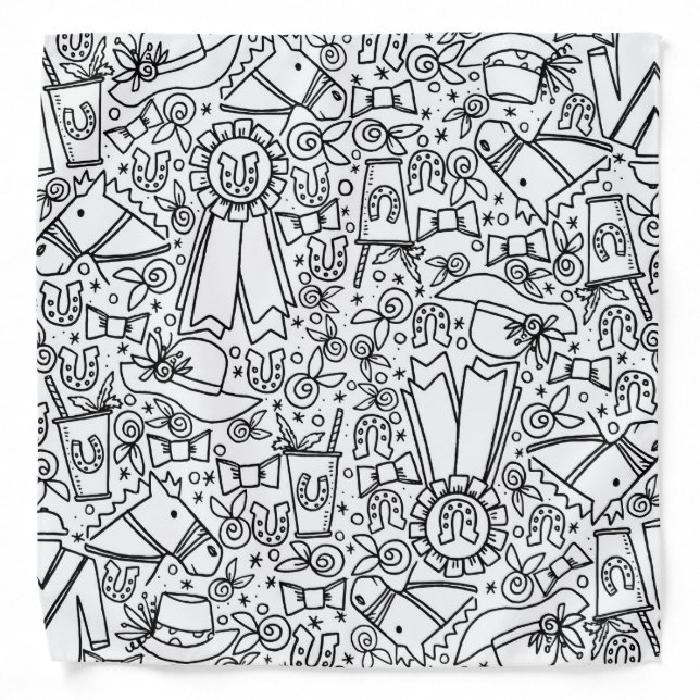 Kentucky Derby Bandana (Front)