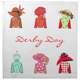 Kentucky Derby Dinner Napkins