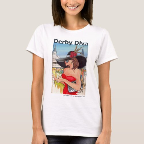 Kentucky Derby Diva _ Baby Doll Tshirt