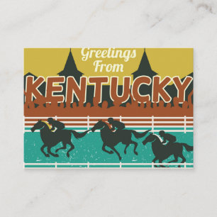 Kentucky Derby Enclosure Card