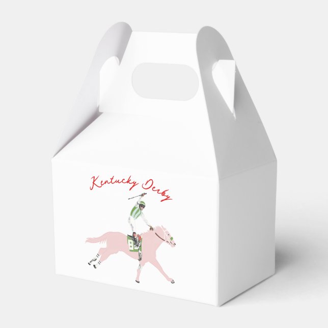 Kentucky Derby Favor Boxes (Front Side)