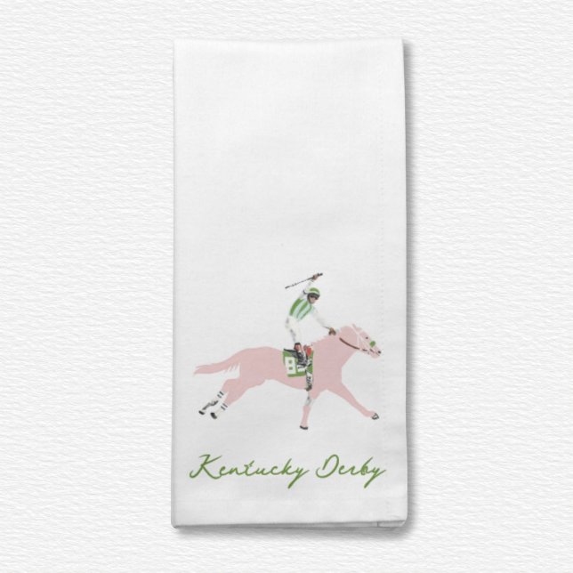 Kentucky Derby Horse Jockey Cloth Napkin (Creator Uploaded)