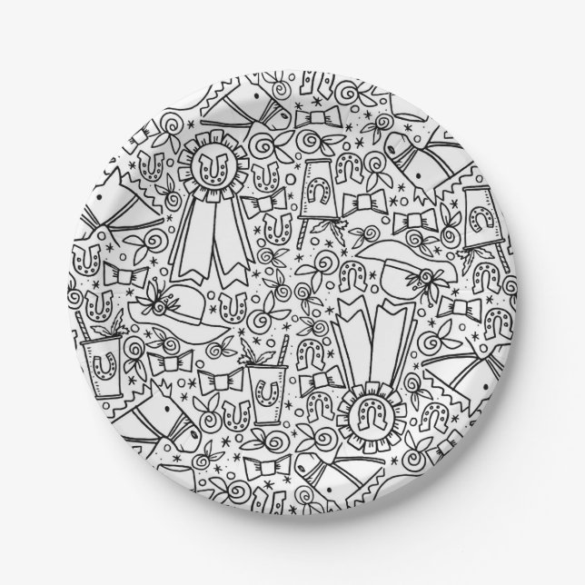 Kentucky Derby Plates (Front)