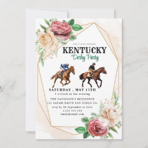 Kentucky Derby Viewing Party Invitation
