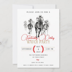 Kentucky Derby Watch Party Invitation