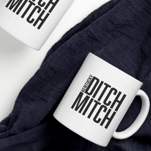 Kentucky Ditch Mitch Mcconnell Ceramic Coffee Mug