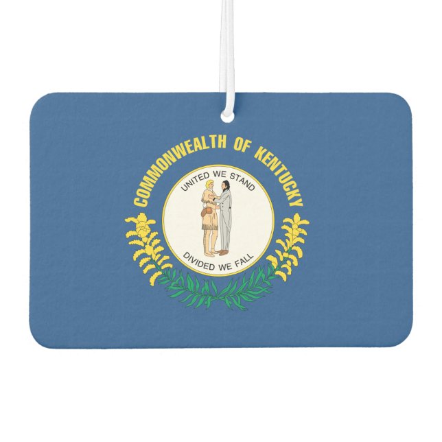 KENTUCKY Flag - Air Freshener (Front)