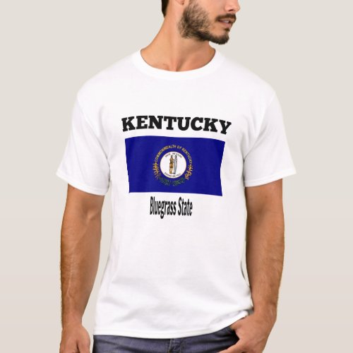 Kentucky flag Bluegrass State T_Shirt