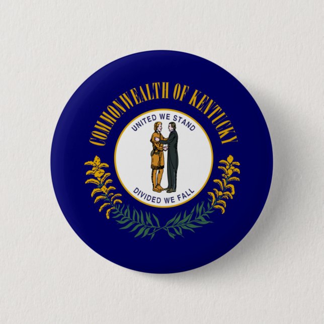 Kentucky Flag Button (Front)