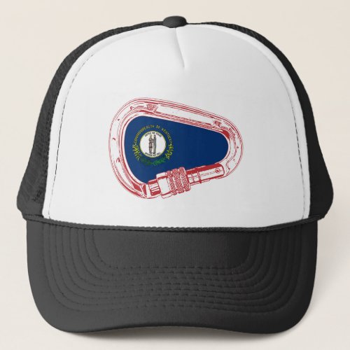 Kentucky Flag Climbing Carabiner Trucker Hat