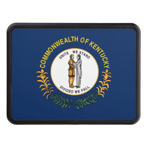 Kentucky flag hitch cover