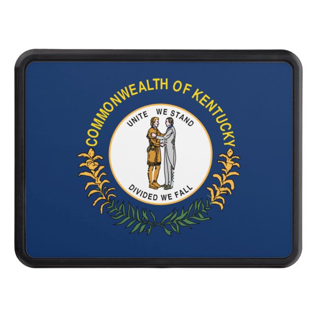 Kentucky flag hitch cover (Front)