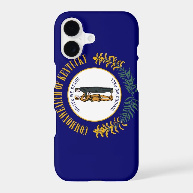 Kentucky Flag Iphone Case (Back)