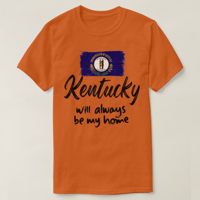 Kentucky Flag Kentuckian Kentucky Flag State Pride T-Shirt (Design Front)