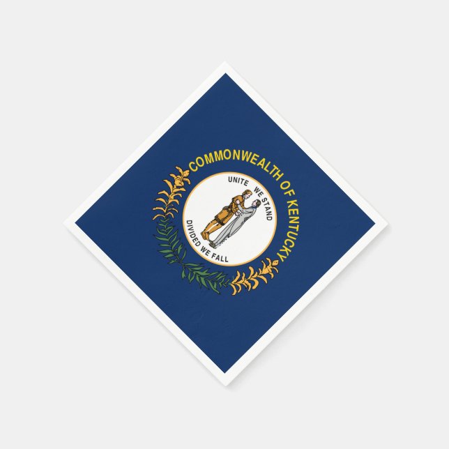 Kentucky flag napkins (Corner)