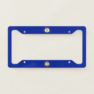 Kentucky flag-seal license plate frame