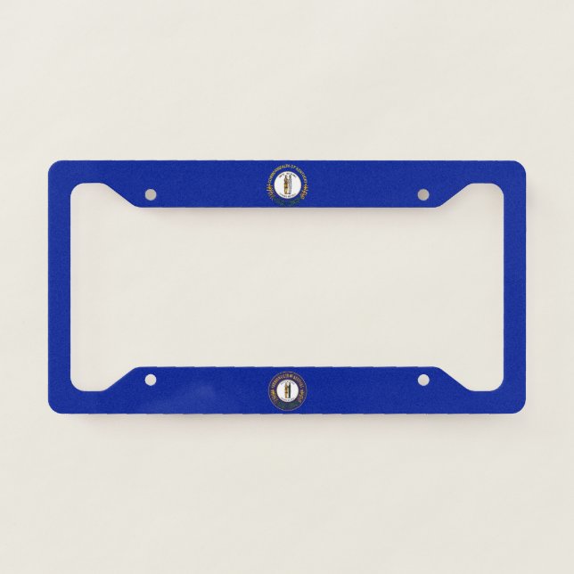 Kentucky flag-seal license plate frame (Front)