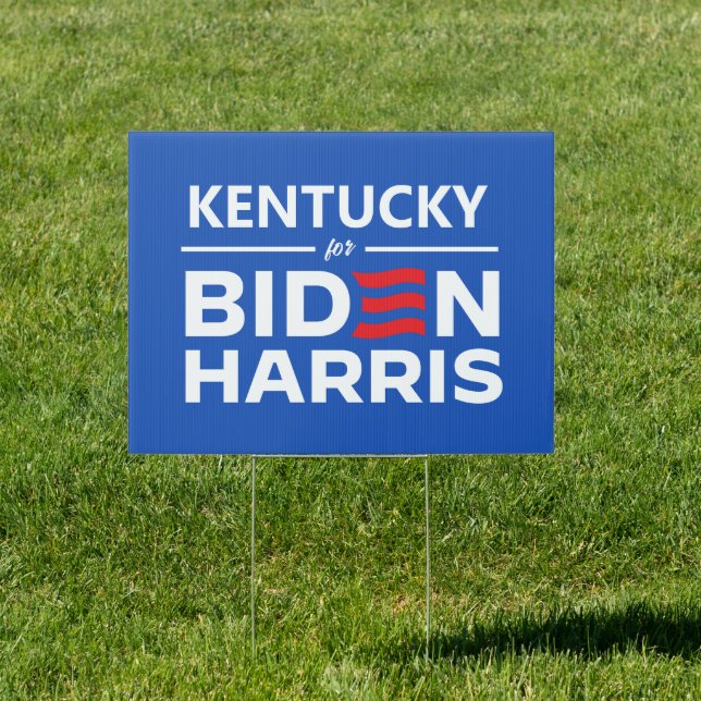 Kentucky for Biden Harris Sign (Insitu)