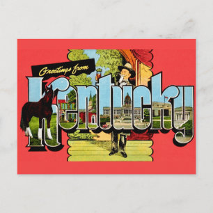  Kentucky Greetings Postcard