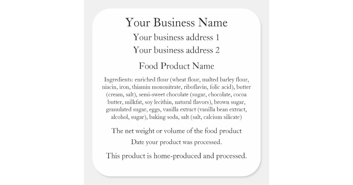 Kentucky Home Baker Labels Zazzle