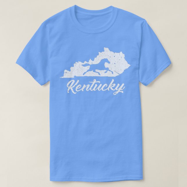 Kentucky Horse Park  I Map State Horse Racing  T-Shirt (Design Front)