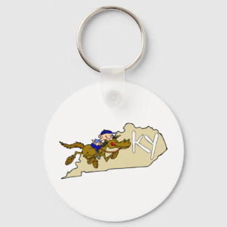 Kentucky Horse Racing Keychain