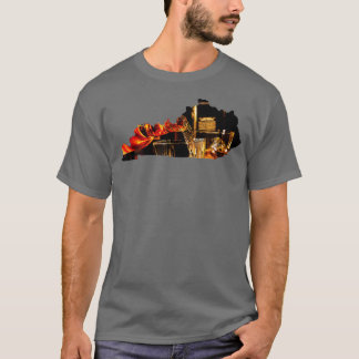 Kentucky  I Bourbon Trail Barrel Gift State Map  T-Shirt