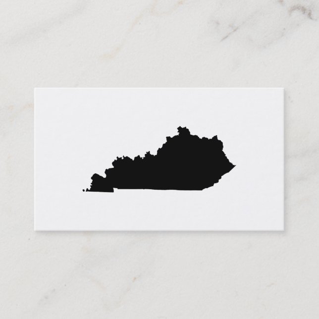 Kentucky in Black and White Business Card (Front)
