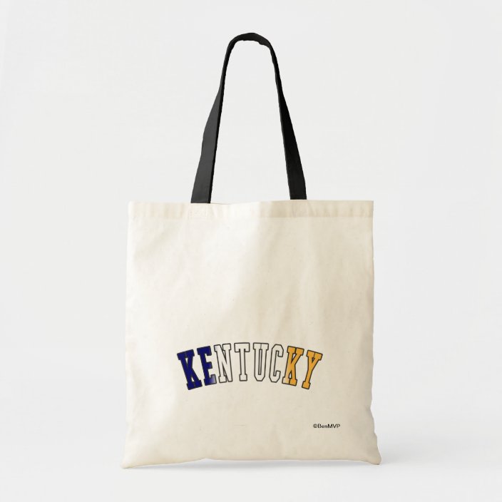 Kentucky in State Flag Colors Bag