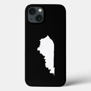 Kentucky in White and Black iPhone 13 Case