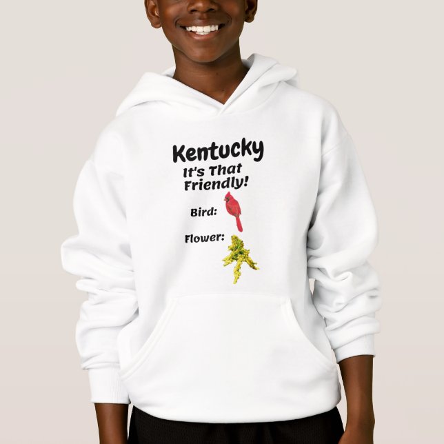 Kentucky It's That Friendly Hoodie (Front)