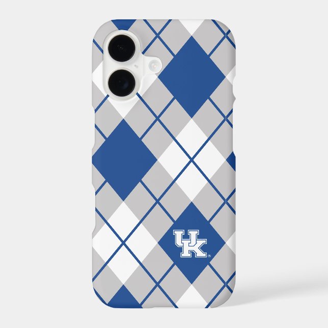 Kentucky | Kentucky Argyle Pattern Iphone Case (Back)