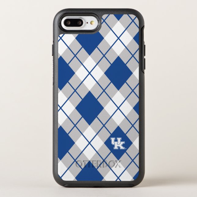 Kentucky | Kentucky Argyle Pattern Otterbox iPhone Case (Back)
