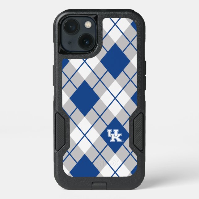 Kentucky | Kentucky Argyle Pattern Otterbox iPhone Case (Back)