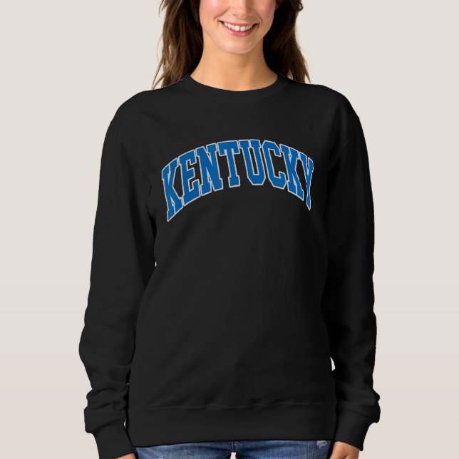 Kentucky  Ky  Throwback Sporty  Classic Sweatshirt (Front)