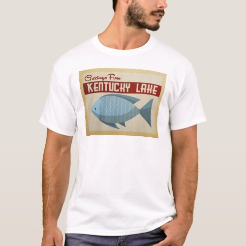 Kentucky Lake Fish Vintage Travel T_Shirt