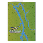 Kentucky Lake USA MAp (Front)